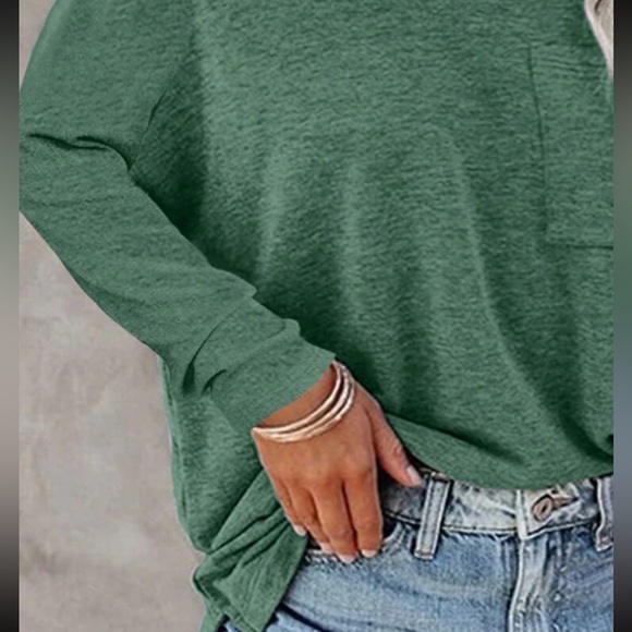 Plus size long sleeve comfy casual top - Picture 15 of 16